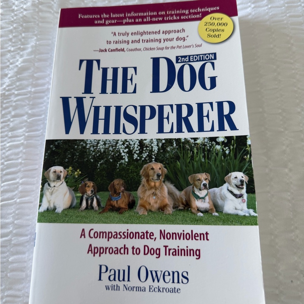 “DOG WHISPERER- iconic Dog trainer -enlightening  approach. DOG TRAINING BOOK